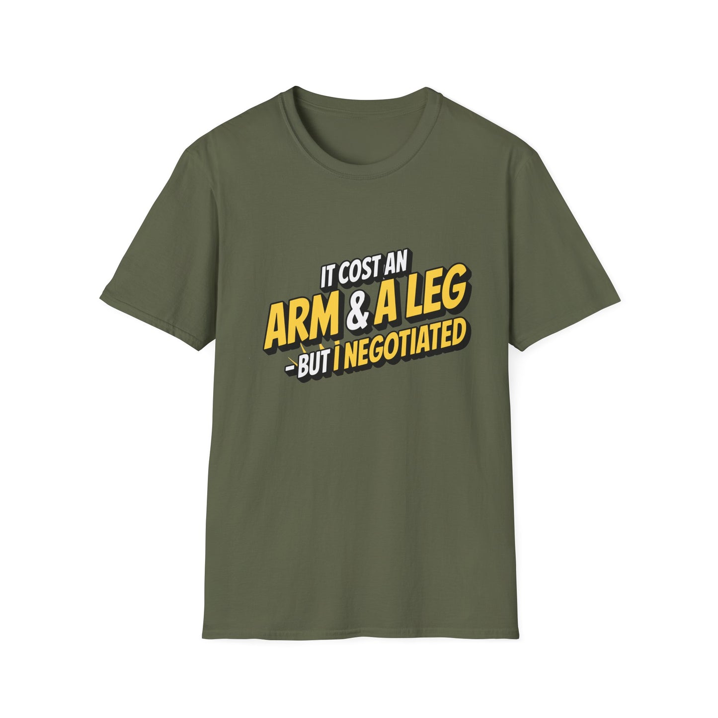 Amputee Humor, Limb Loss Awareness Tee, Cost Me An Arm And Leg Negotiate V2