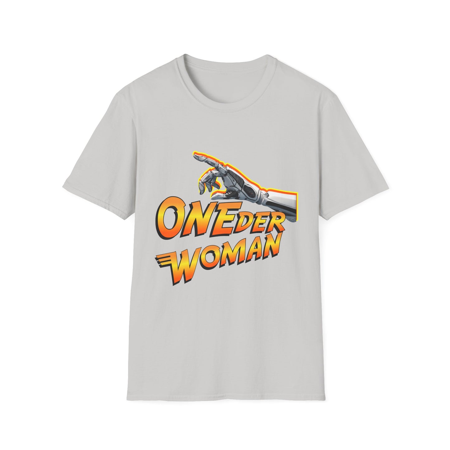 Amputee Humor, Limb Loss Awareness Tee, Oneder Woman V1 Blk Shrt Print