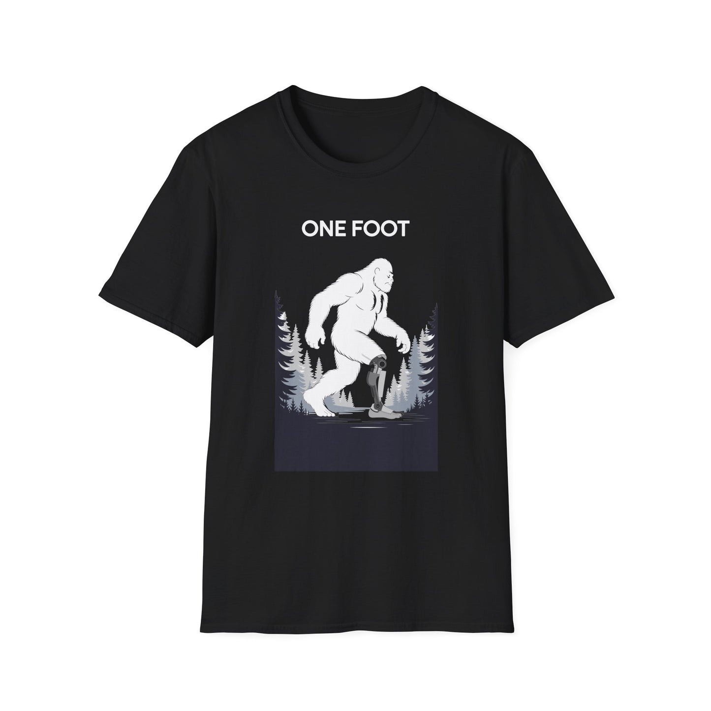 Amputee Humor, Limb Loss Awareness Tee, One Foot V3b
