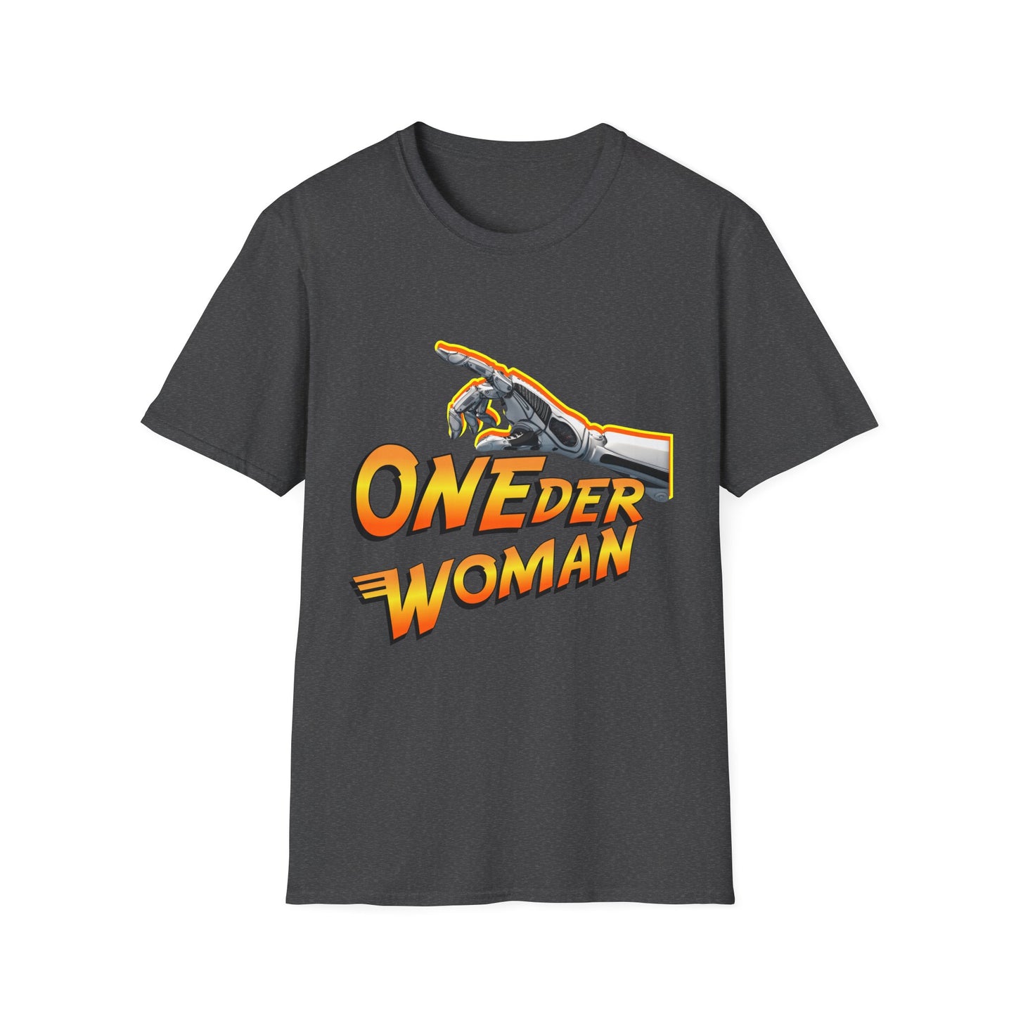 Amputee Humor, Limb Loss Awareness Tee, Oneder Woman V1 Blk Shrt Print