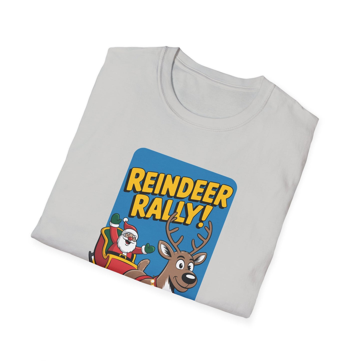 Amputee Humor, Limb Loss Awareness Tee, Reindeer Rally Leg V2