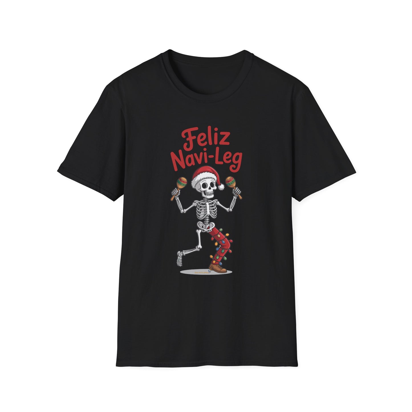 Amputee Humor, Limb Loss Awareness Tee, Feliz Navi Leg V2