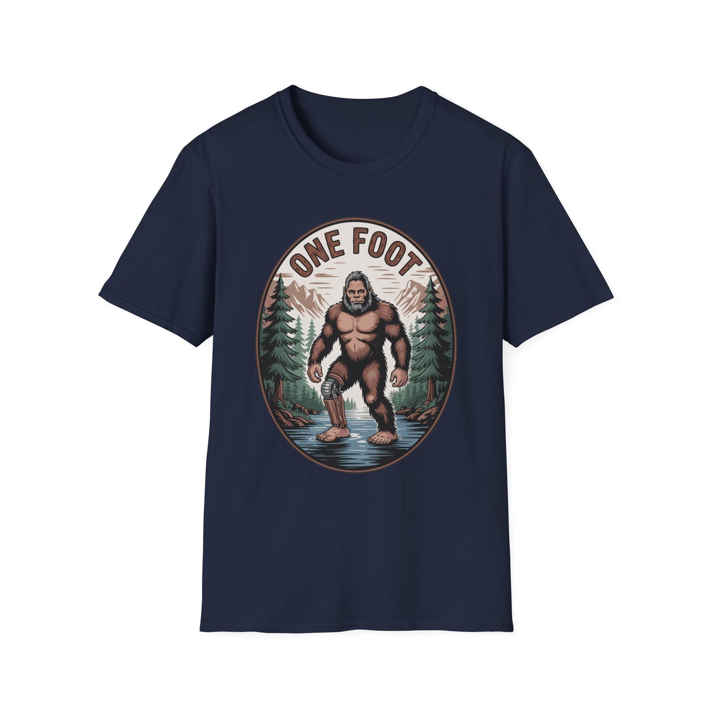 Amputee Humor, Limb Loss Awareness Tee, One Foot V5