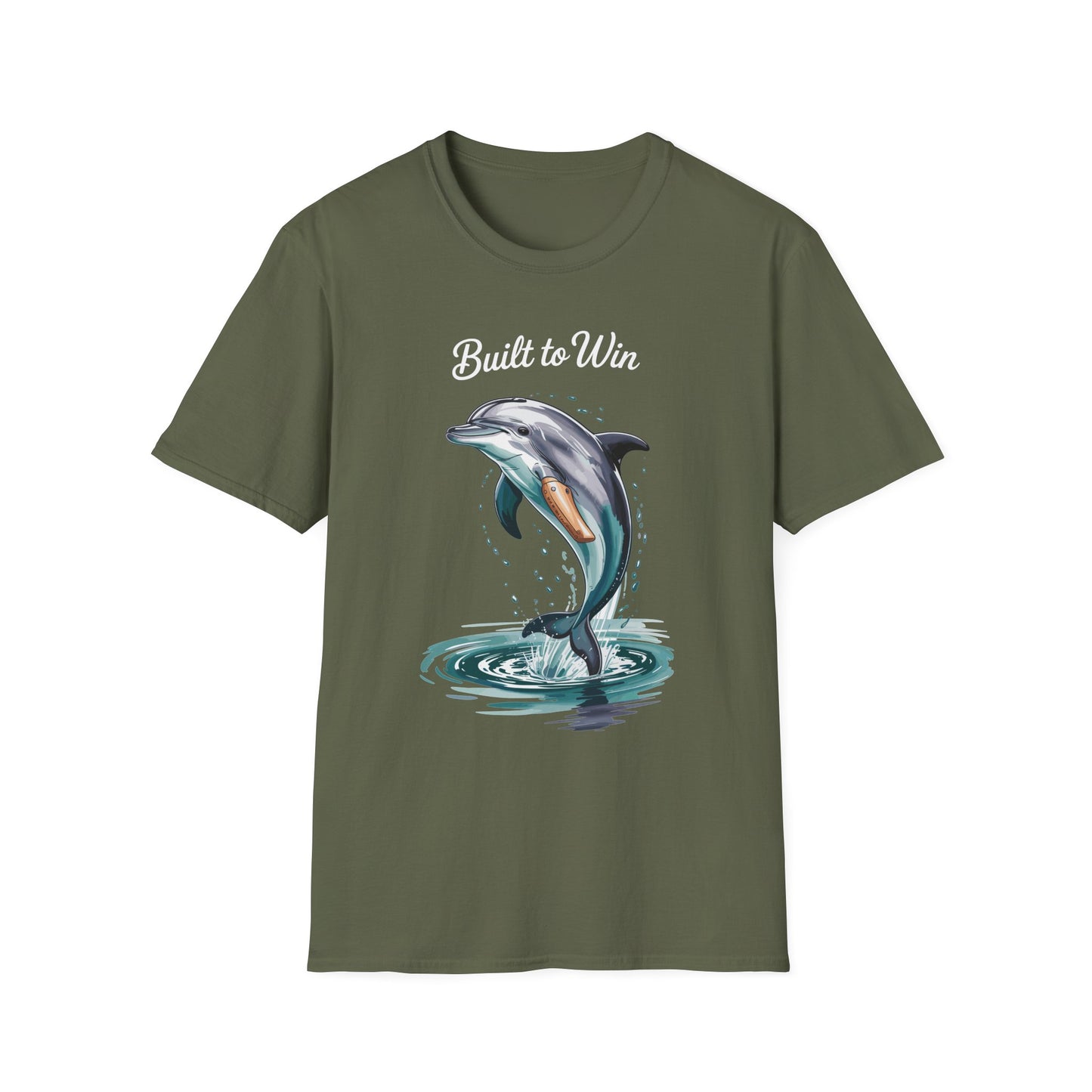 Amputee Humor, Limb Loss Awareness Tee, Dolphin Tee B