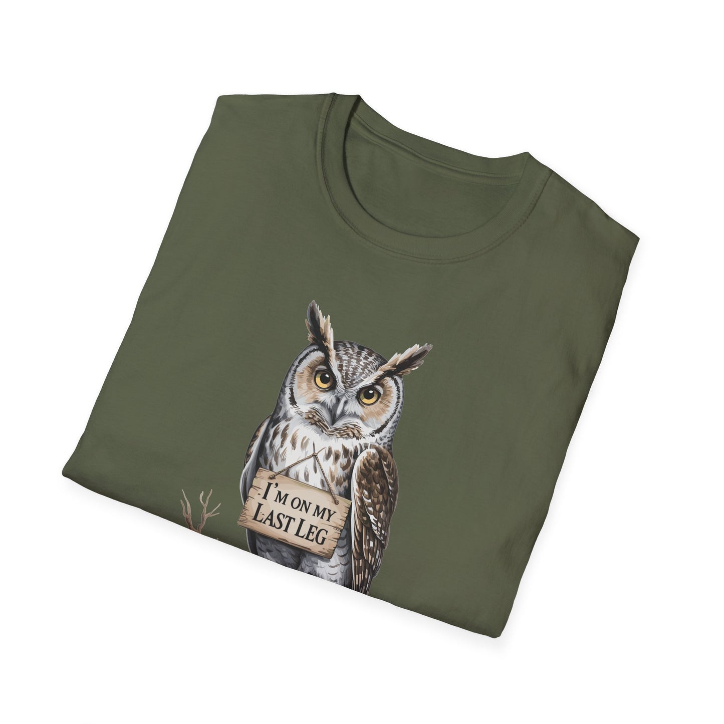 Amputee Humor, Limb Loss Awareness Tee, Owl Tee