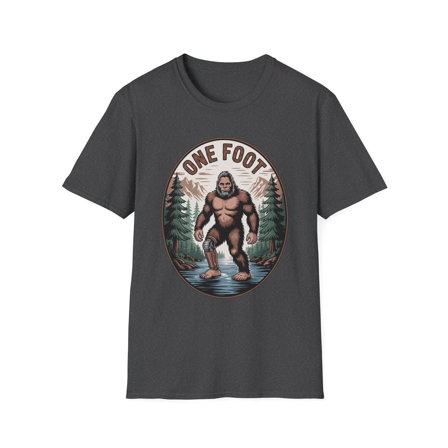 Amputee Humor, Limb Loss Awareness Tee, One Foot V5