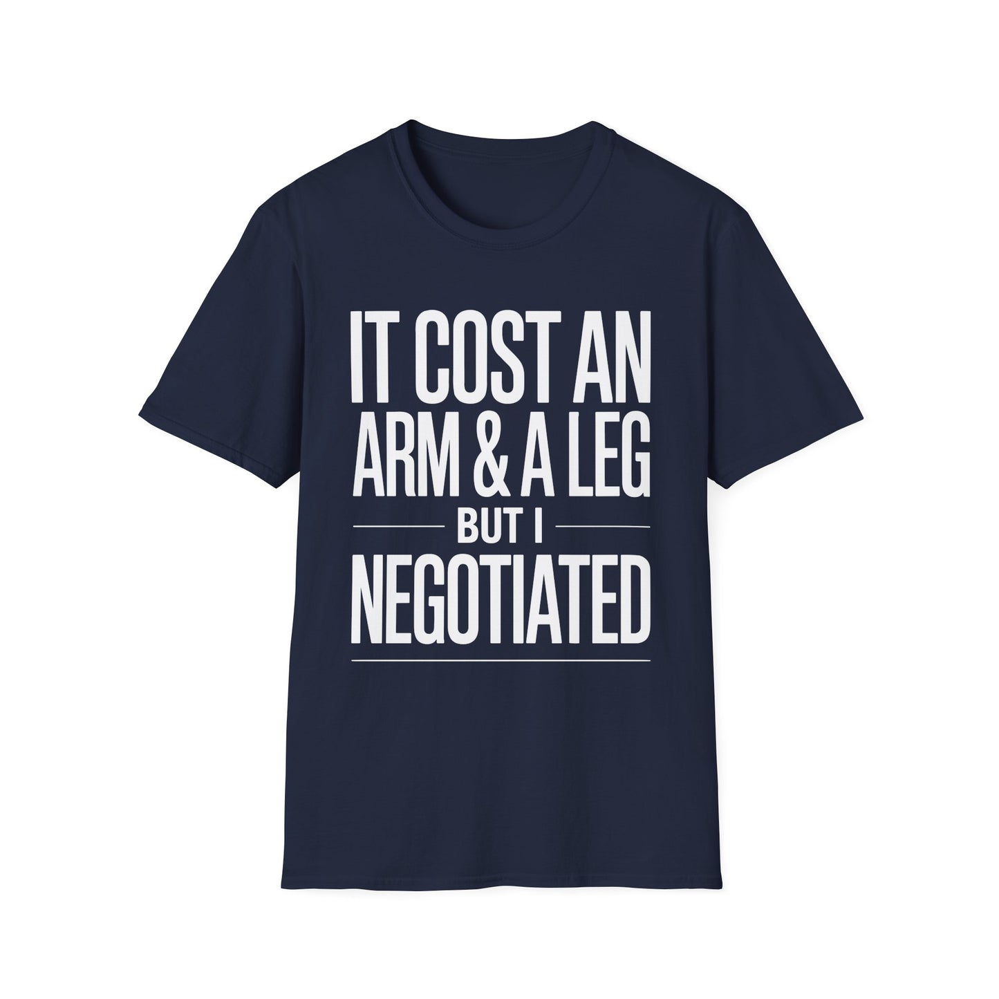 Amputee Humor, Limb Loss Awareness Tee, Cost Me An Arm And Leg Negotiated V1b