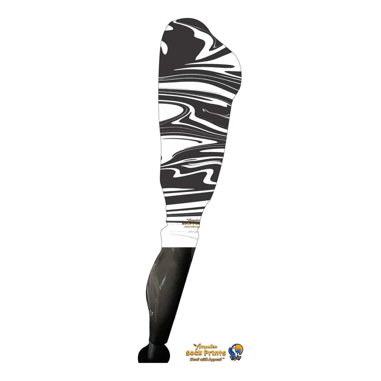 Abstract BW swirls V2 BOOT