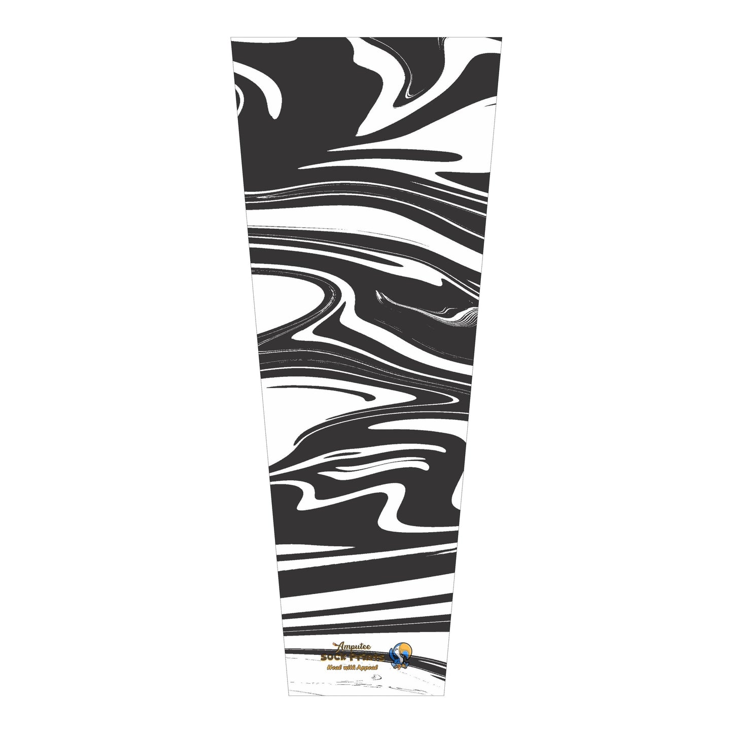 Abstract BW swirls V2 SLEEVE XXL Mockup