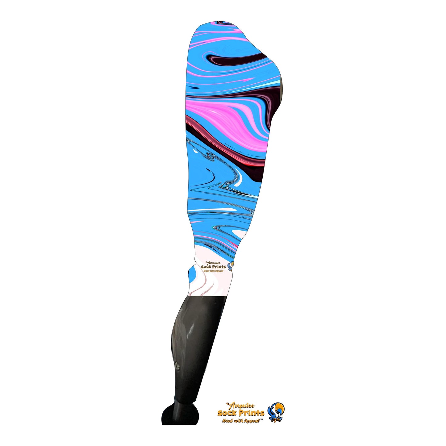 Abstract blue swirls v1 BOOT