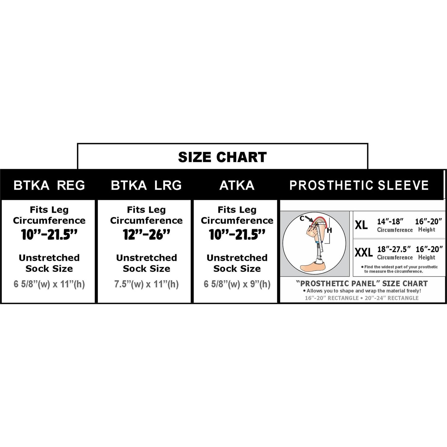 BTKA ATKA SLEEVE SIZES 2025