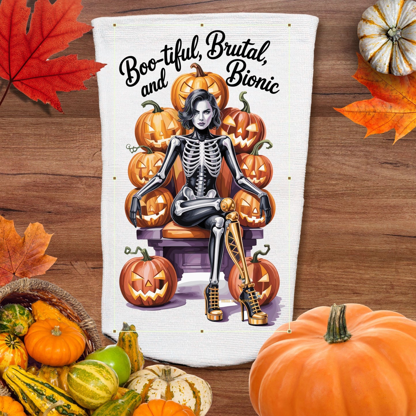 Halloween Amputee Socks – Bootiful Brutal Bionic V2 | 3ply Stump Sock
