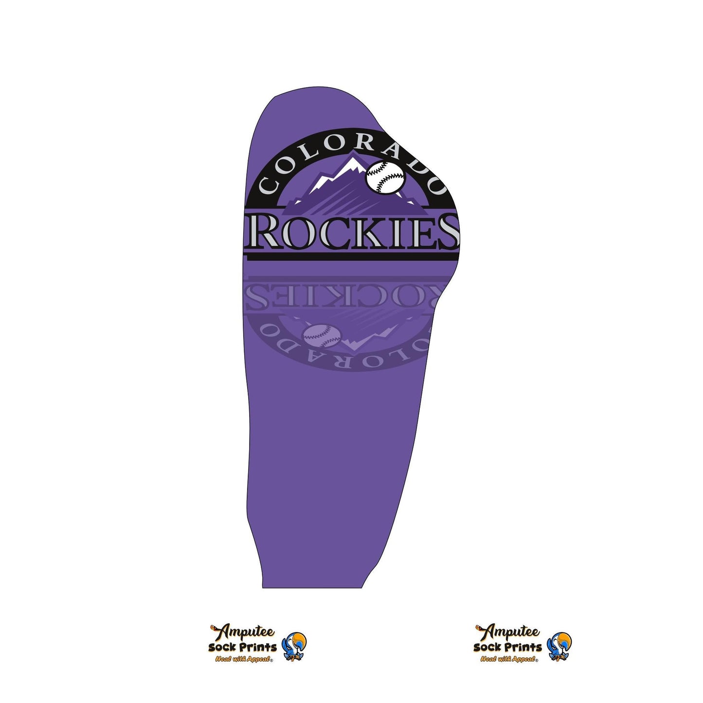 Colorado Rockies BB Logo V1 BOOT MOCKUP