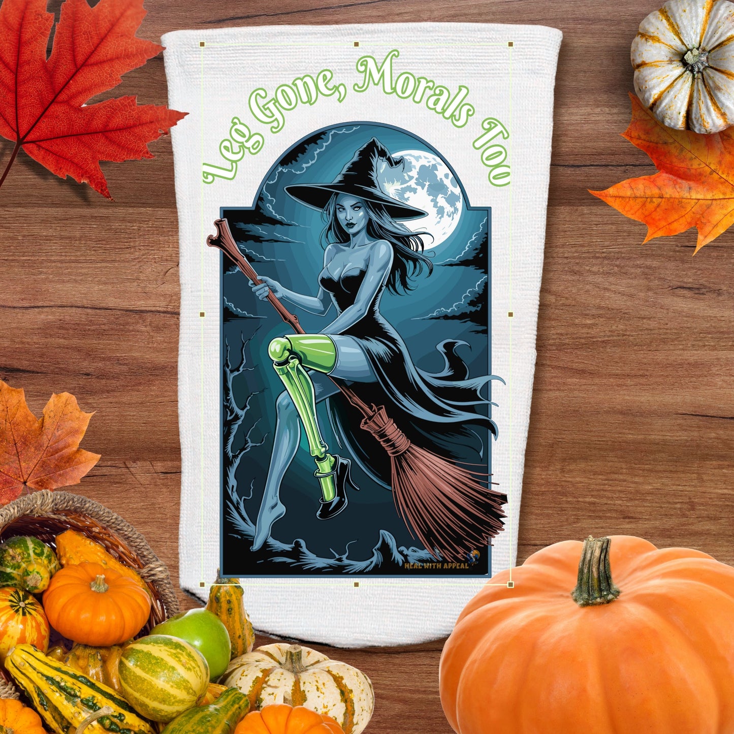 Halloween Amputee Socks – Leg Gone Morals Too V1 | 3ply Stump Sock