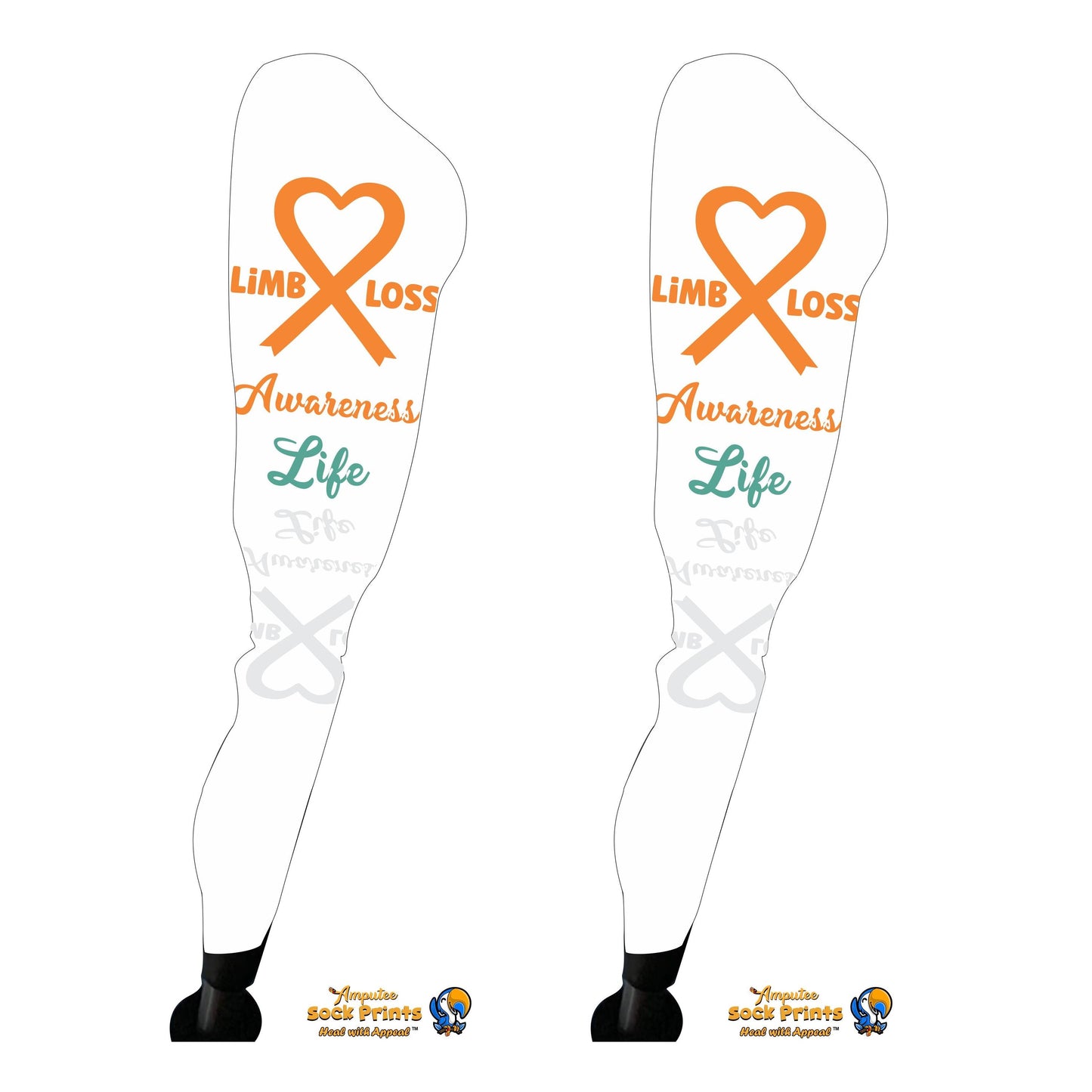 LimbLoss awareness life V1 BOOT PAIR