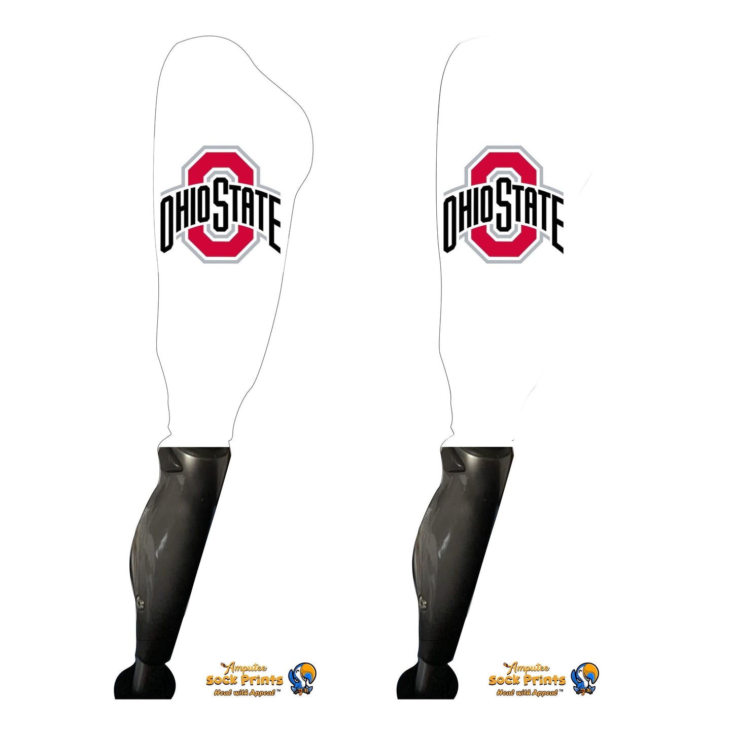 Ohio State college logo V2 BOOT PAIR