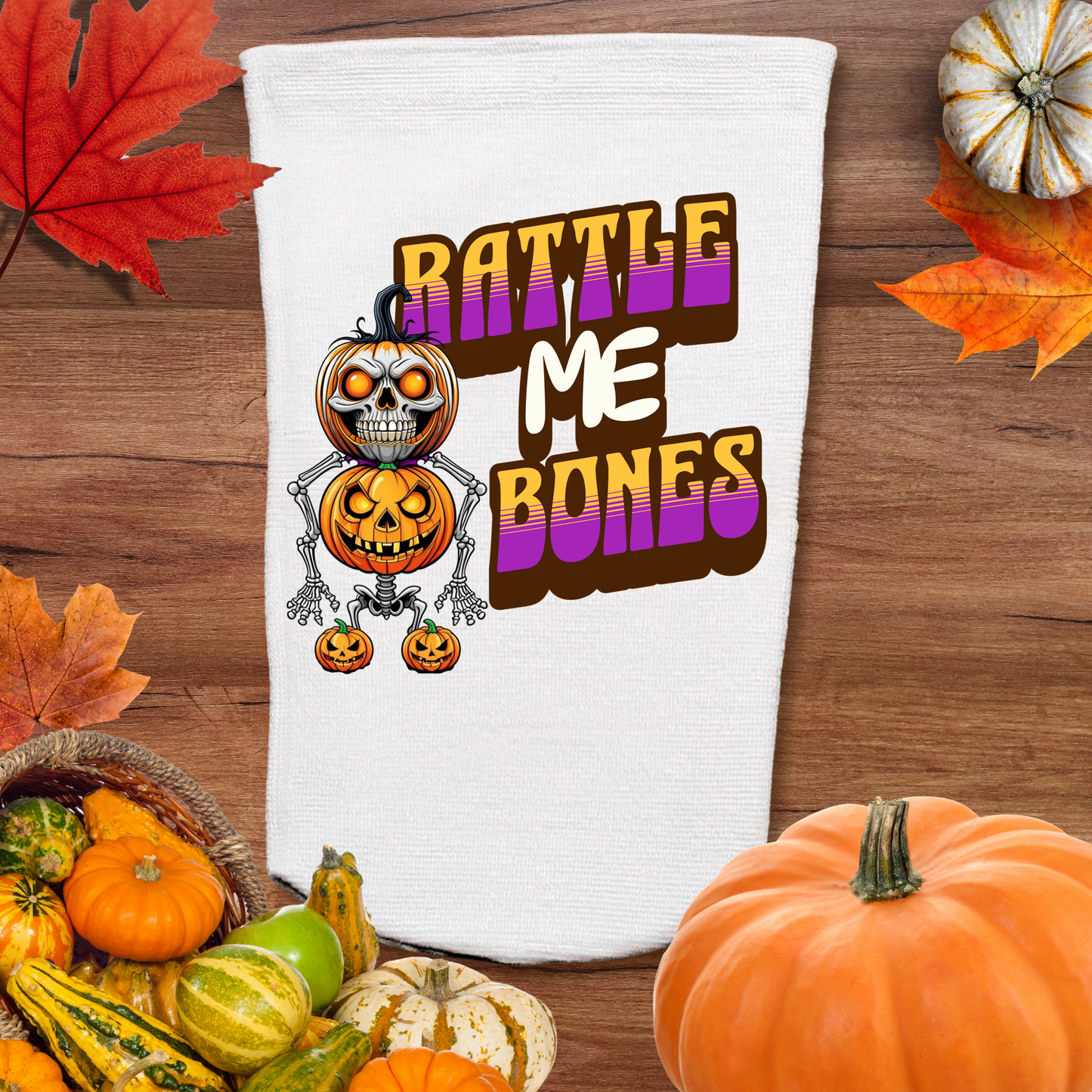 Halloween Amputee Socks – Rattle Me Bones | 3ply Stump Sock
