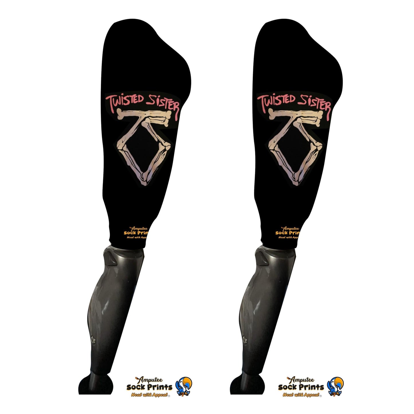 twisted sister bone art V1 BOOT PAIR