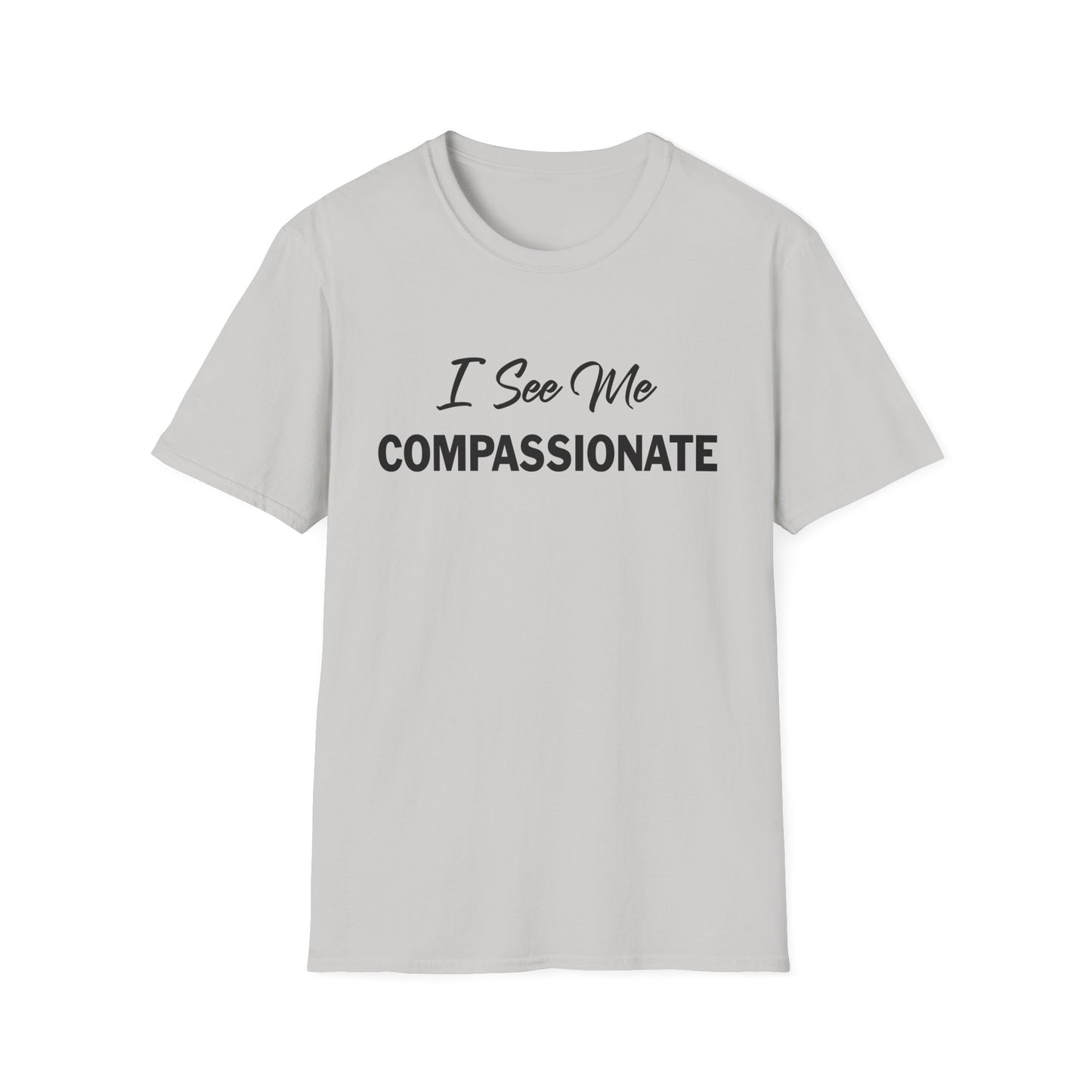 Amputee Humor, Limb Loss Awareness Tee,   I See Me Compassionate V1 Blk Print