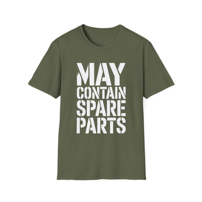 Amputee Humor, Limb Loss Awareness Tee,   May Contain Spare Parts Vb