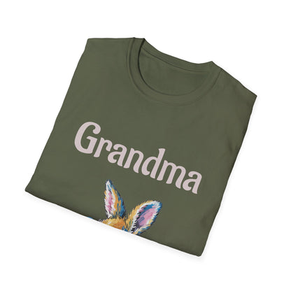 Grandma Bunny T-Shirt — Cute Vintage Rabbit with Bubblegum Tee
