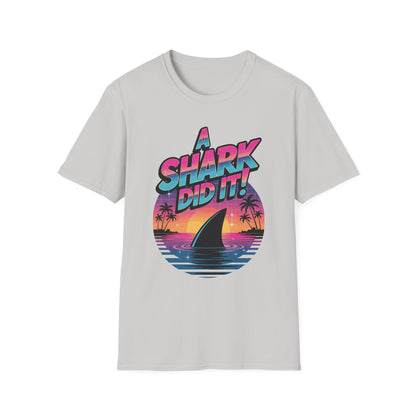Amputee Humor, Limb Loss Awareness Tee,   A Shark Did It V4