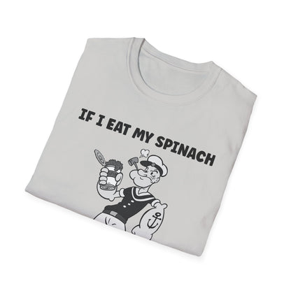 Amputee Humor, Limb Loss Awareness Tee,   Popeye V1b 4500 5100 Print