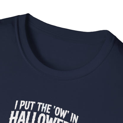 Amputee Humor, Limb Loss Awareness Tee,   I Put The Ow In Halloween V1