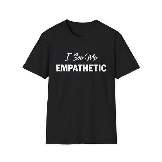 Amputee Humor, Limb Loss Awareness Tee,   I See Me Empathetic V1 Blk Print