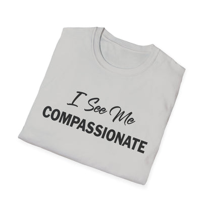 Amputee Humor, Limb Loss Awareness Tee,   I See Me Compassionate V1 Blk Print