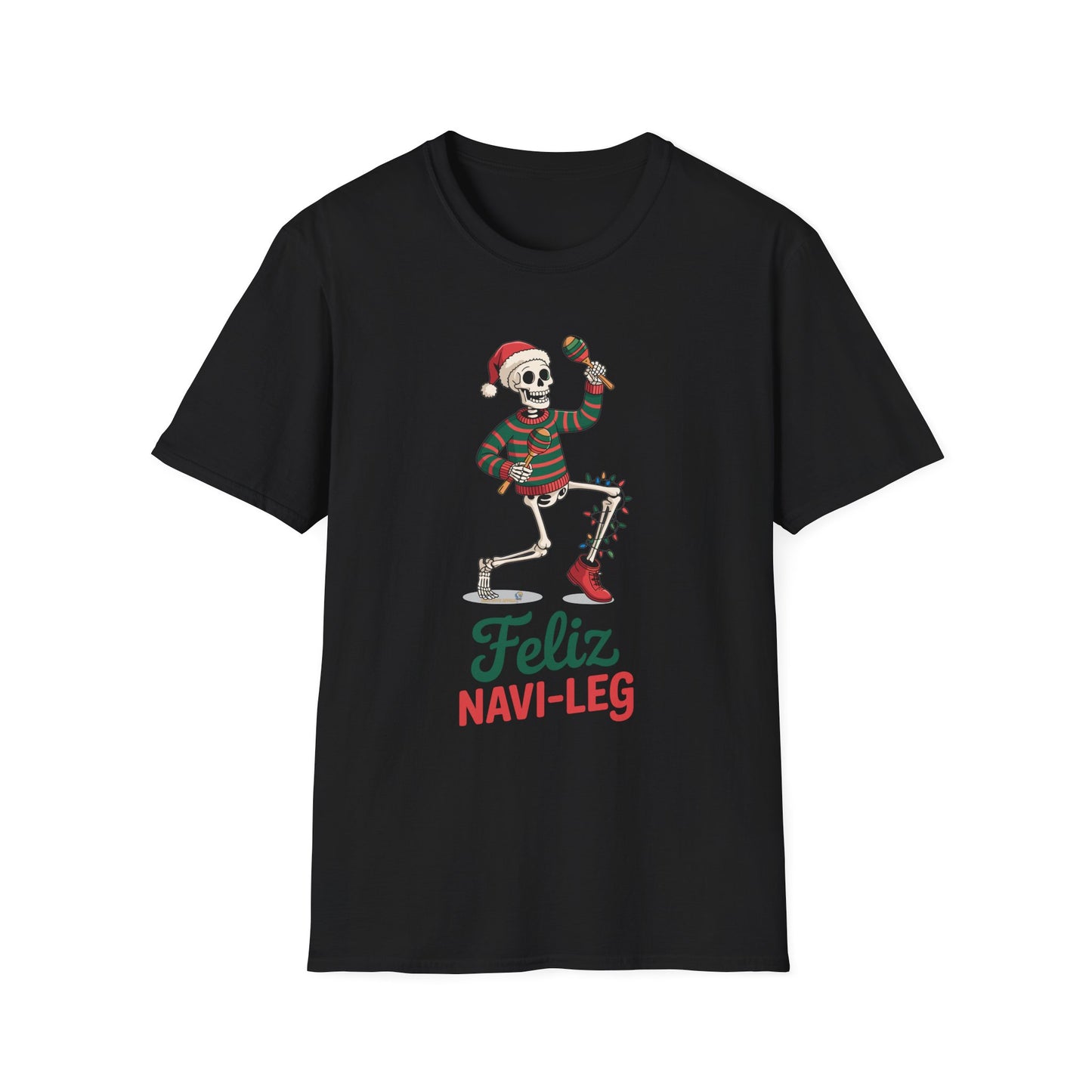 Amputee Humor, Limb Loss Awareness Tee,   Feliz Navi Leg V1