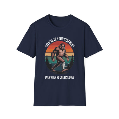 Amputee Humor, Limb Loss Awareness Tee,   Bigfoot Stand Tall V3b