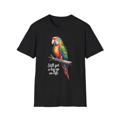 Amputee Humor, Limb Loss Awareness Tee,   Cock A Tee V2b