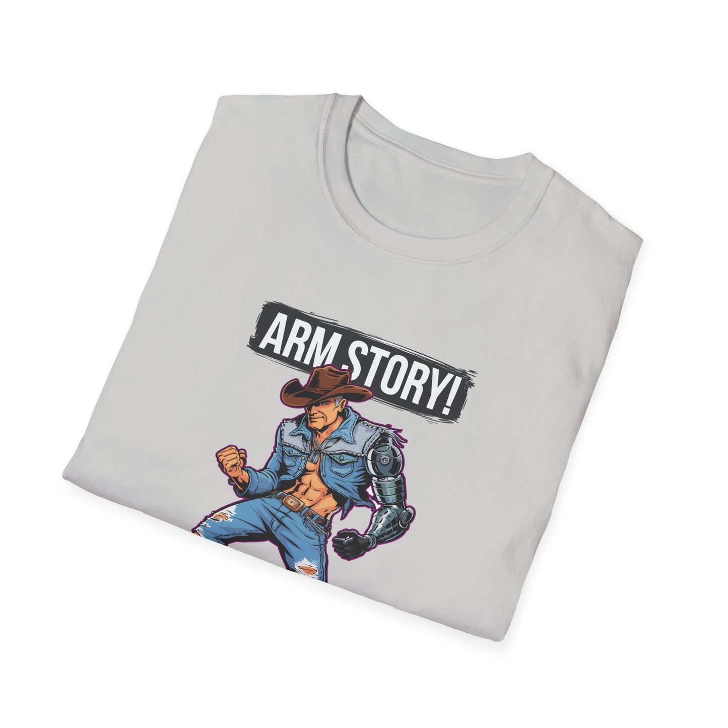 Amputee Humor, Limb Loss Awareness Tee,   Arm Story V1 Print