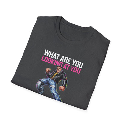 Amputee Humor, Limb Loss Awareness Tee,   What Are You Looking 2 Legged V1b Print