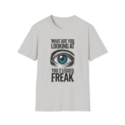 Amputee Humor, Limb Loss Awareness Tee,   What R U Looking At V15b Print