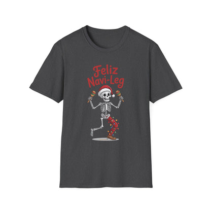 Amputee Humor, Limb Loss Awareness Tee,   Feliz Navi Leg V2