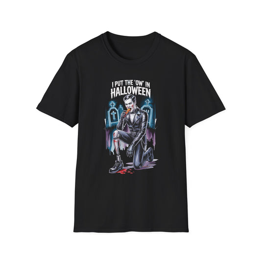 Amputee Humor, Limb Loss Awareness Tee,   I Put The Ow In Halloween V1