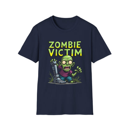 Amputee Humor, Limb Loss Awareness Tee,   Zombie Victim Amp V2 Print