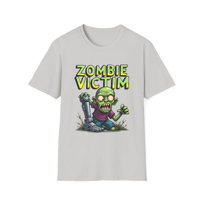 Amputee Humor, Limb Loss Awareness Tee,   Zombie Victim Amp V2 Print