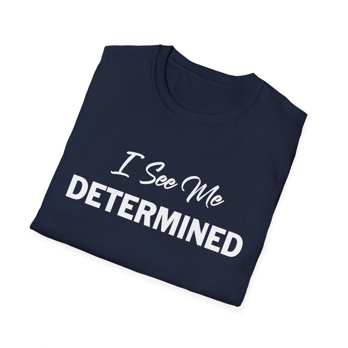 Amputee Humor, Limb Loss Awareness Tee,   I See Me Determined V1 Blk Print