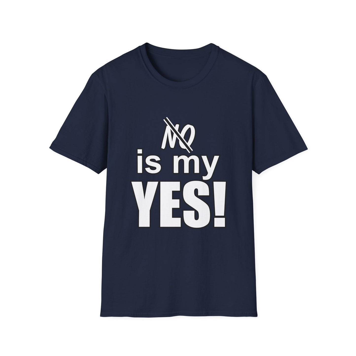 Amputee Humor, Limb Loss Awareness Tee,   No Is My Yes V1 Wht Lettering Print