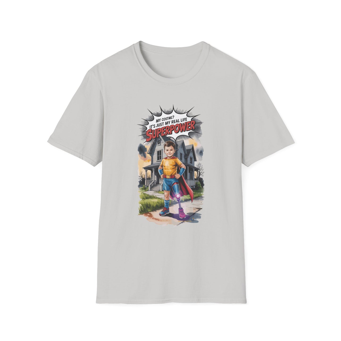 Amputee Humor, Limb Loss Awareness Tee,   My Costume Is My Superpower V4