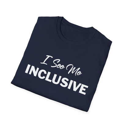 Amputee Humor, Limb Loss Awareness Tee,   I See Me Inclusive V1 Blk Print