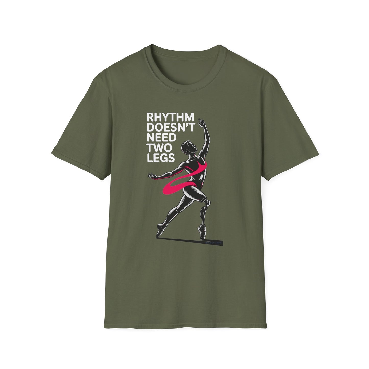 Amputee Humor, Limb Loss Awareness Tee,   Inspirational Amputee Dancer V2b