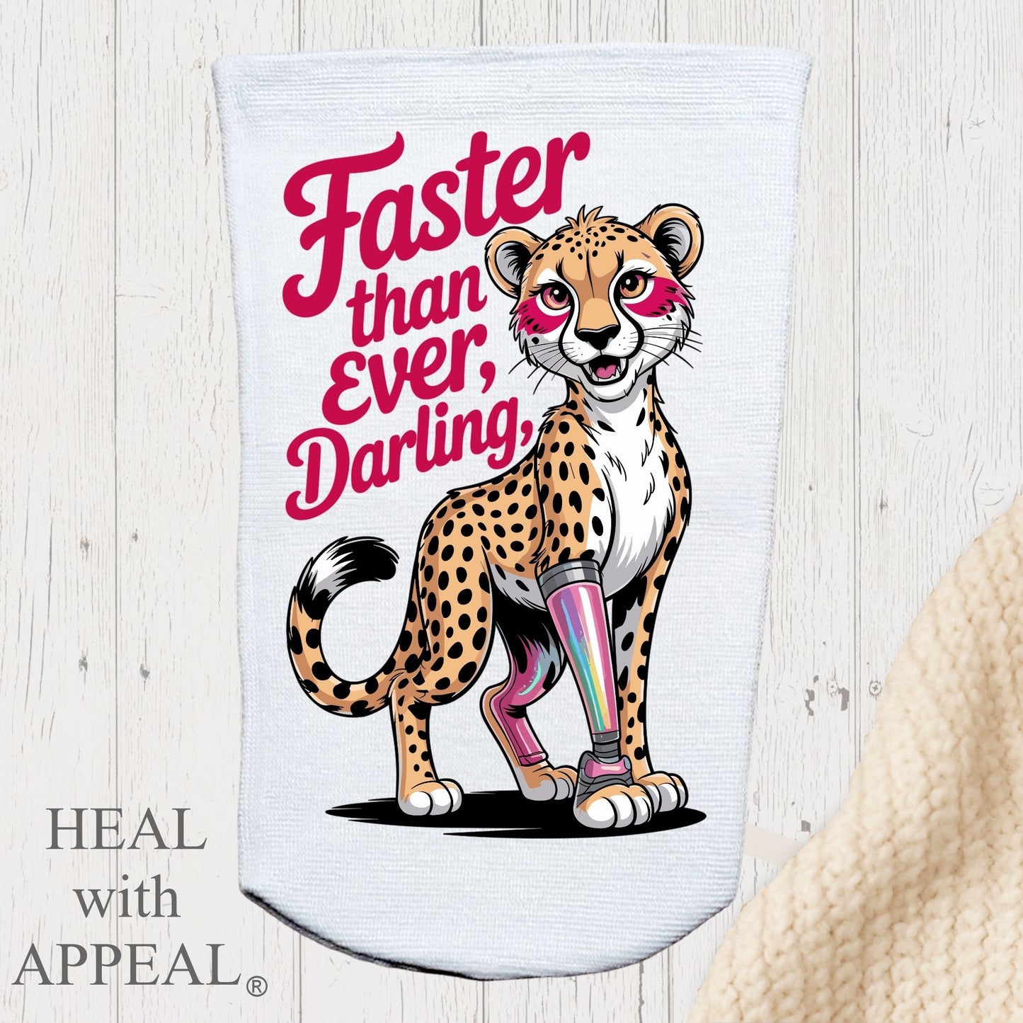Amputee Sock,"Beauty cat lover" 3ply Stump Sock