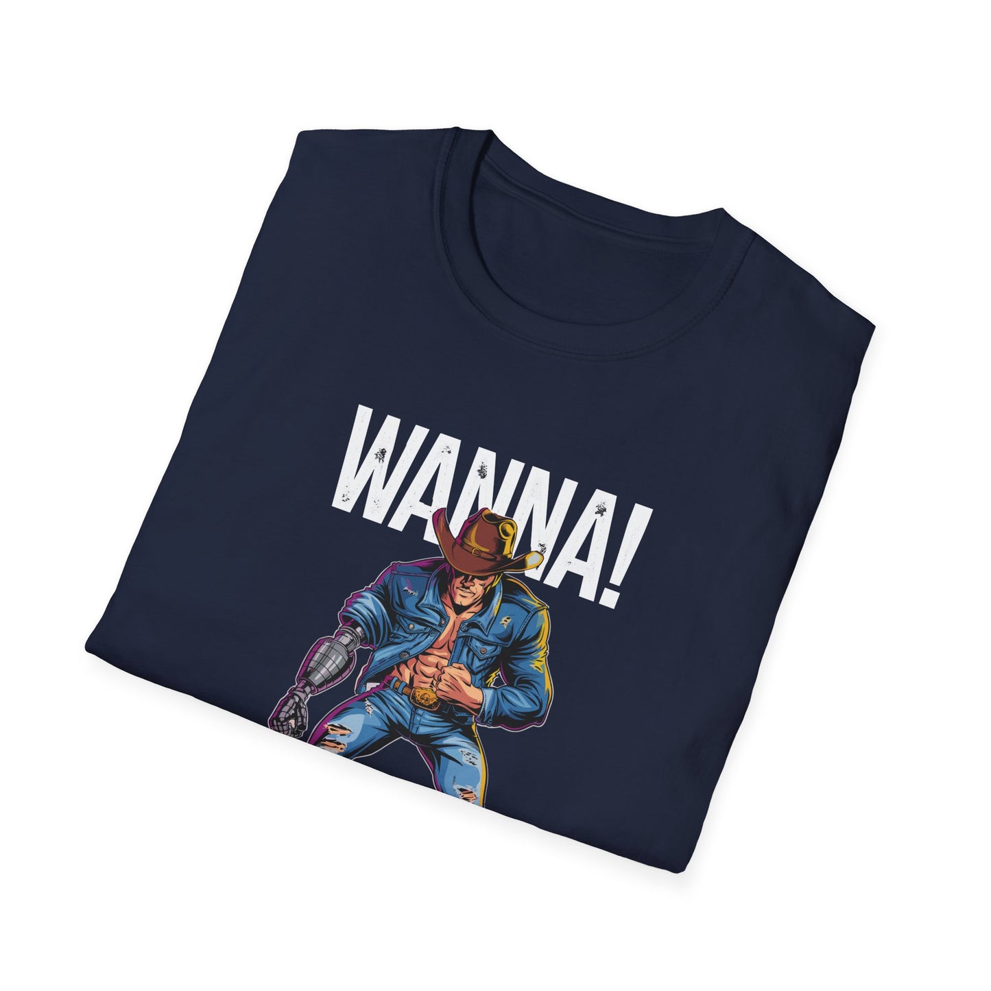 Amputee Humor, Limb Loss Awareness Tee,   Wanna Arm Wrestle V1b Print