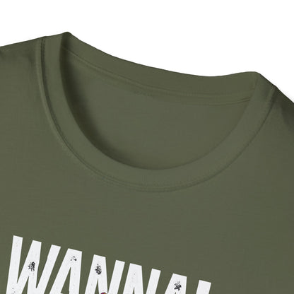 Amputee Humor, Limb Loss Awareness Tee,   Wanna Arm Wrestle V1b Print