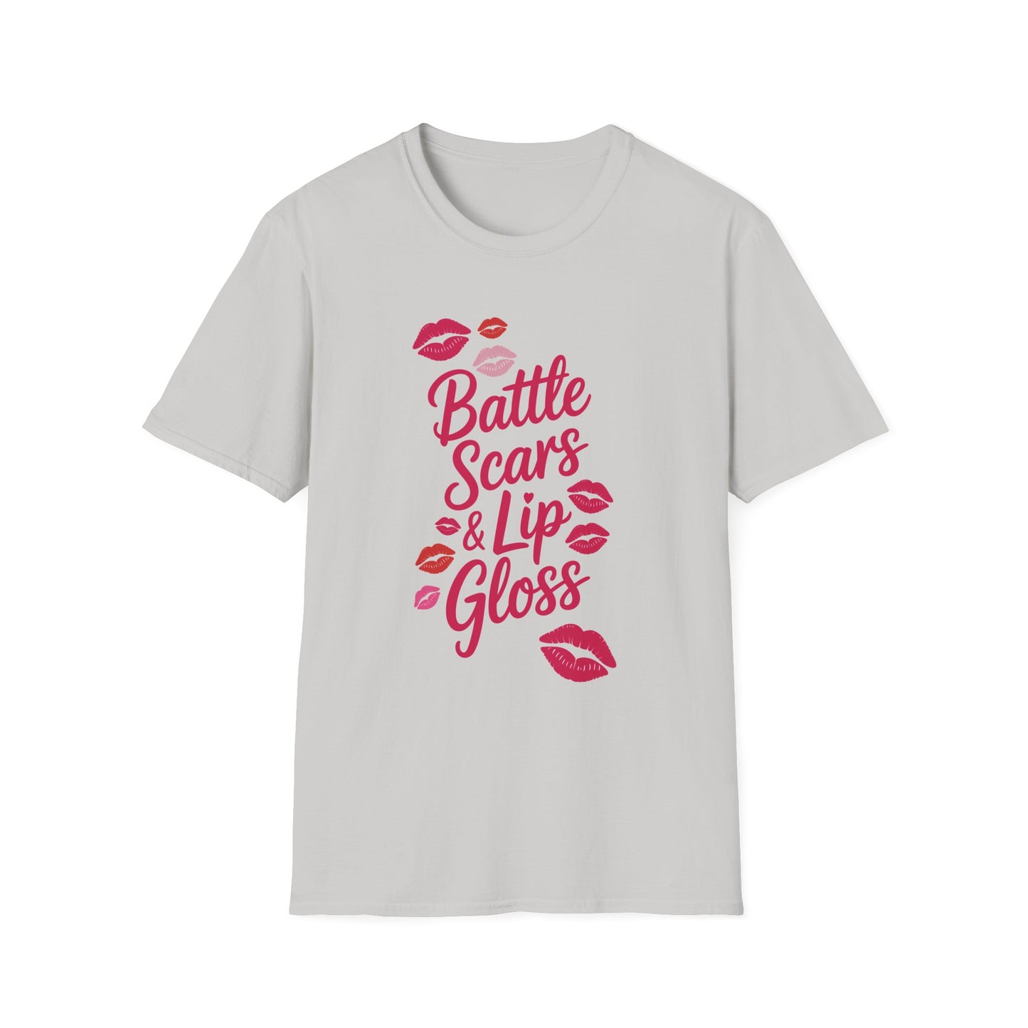 Amputee Humor, Limb Loss Awareness Tee,   Battle Scars N Lip Gloss V2