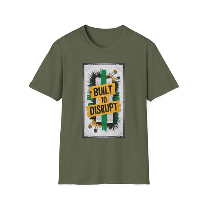 Amputee Humor, Limb Loss Awareness Tee,   Built To Disrupt V2